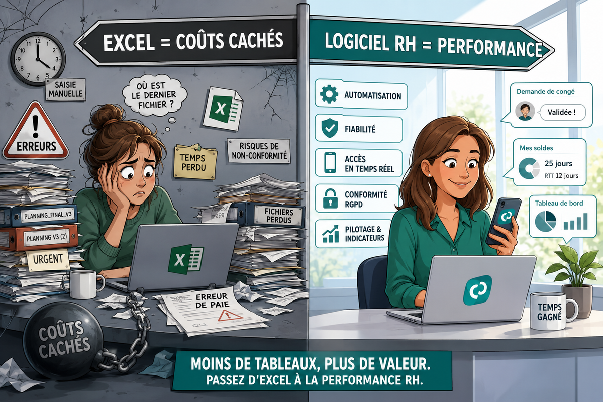 Pourquoi Excel coûte plus cher que votre logiciel RH